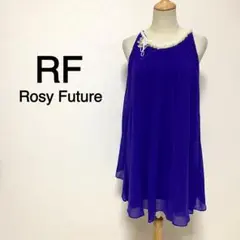 RF Rosy Future エリオトロッポ ビジューデザイン シフォンドレス