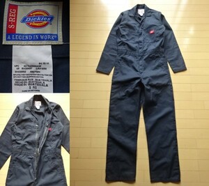 【Dickies】オールインワン つなぎ ネイビー SIZE:S-REG (ディッキーズ,整備士,メカニック,作業着)