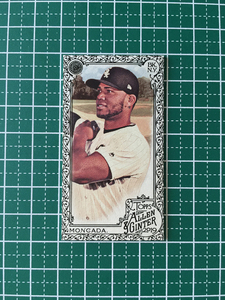 ★TOPPS MLB 2019 ALLEN & GINTER #120 YOAN MONCADA［CHICAGO WHITE SOX］ミニベースカード mini パラレル版「1:10」★