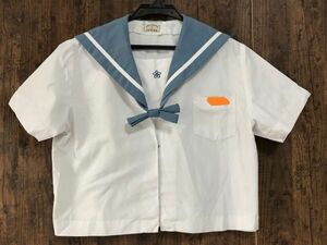 ss_1335y ★定形外 配送★ 九州方面 中学 高校 みずいろ襟 指定セーラー服 サイズ L程度 TOKIWA トキワ 製　女子制服