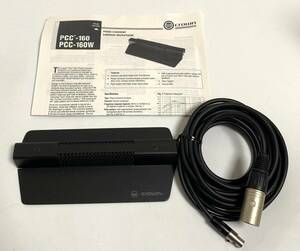 ★良品★ CROWN クラウン AMCRON PCC-160 バウンダリーマイク コンデンサーマイク microphone ヒビノ I240408-3