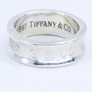 ■ 1円 ～ 正規 中古 参定約6.1万■ ティファニー Tiffany ＆Co. ■ 1837 ミディアム リング ■ 指輪 約 8号 スターリング シルバー SV 925