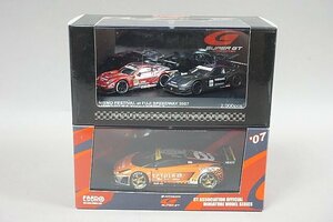 エブロ 1/43 トリプルa ガヤルド RG-3 スーパーGT300 2007#66 / 京商 1/64 NISMO GT-R ＆ Xanavi NISMO Z 2点セット