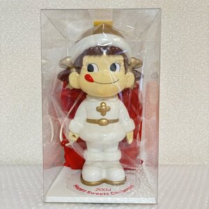 新品未開封【 不二家 ペコちゃん 】2004 Happy Sweets Christmas プレミアムペコちゃん サンタ人形 貯金箱 雑貨 FUJIYA 人形■山98