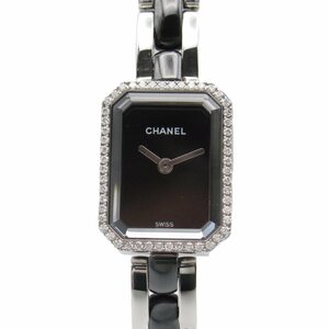 シャネル プルミエール トリプルブレスレット ブランドオフ CHANEL セラミック 腕時計 セラミック 中古 レディース