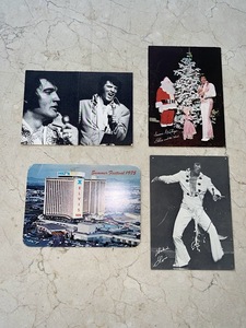 当時物 エルヴィス・プレスリー 70年代 ラスベガス公演記念カード クリスマスカード Elvis Presley エルビス