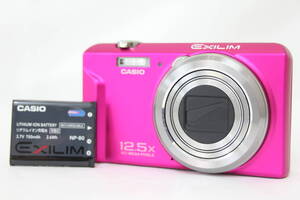 【返品保証】 カシオ Casio Exilim EX-ZS150 ピンク 12.5x バッテリー付き コンパクトデジタルカメラ M1006