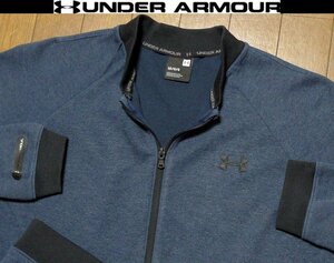 L(US)XL(JP位)★格安即決＋送料無料★超希少 アンダーアーマー USA限定モデル1点物 4方向伸縮 ネップスウェット ジャケット 日本未発売