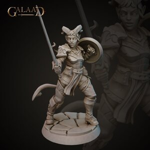 Female Tiefling Knight