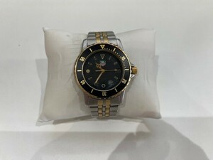 ■TAGHEUER タグホイヤー 925206G 腕時計 クォーツ ゴールド ブラック メンズ ジャンク■