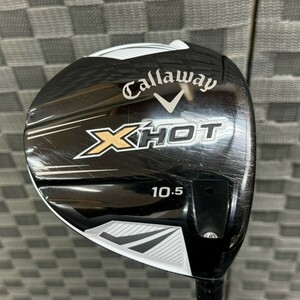 I930-O47-504 Callaway キャロウェイ X HOT 1W 10.5° フレックス:R 右利き 男性用 全長約85cm ⑨