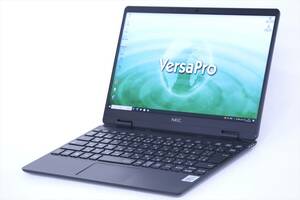 【1円～】第10世代Corei7 Office2019！バッテリー良好！超軽量コンパクト！VersaPro VC VKV12/C-6 i7-10510Y RAM8G SSD256G 12.5FHD Win10