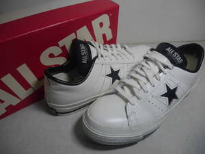 CONVERSE コンバース ONESTAR J ワンスター WHT x BK US5.5 日本製 USED