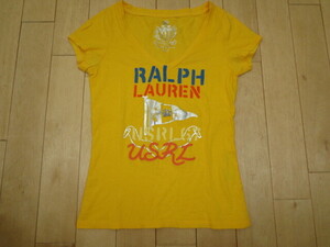 ☆ラルフローレン☆RalphLauren☆黄色☆Tシャツ☆Sサイズ☆