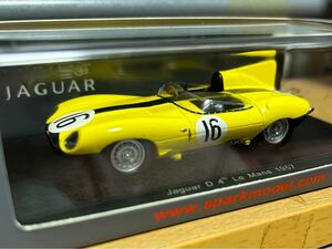 1/43 スパーク　ジャガー　D タイプ　#16 ルマン S2131Jaguar D 4th LM 1957