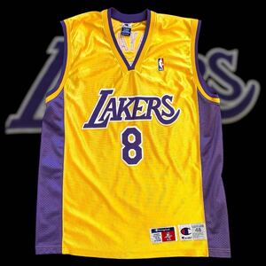 Champion Kobe Bryant NBA Jerseys 90年代 チャンピオン【コービー・ブライアント】ユニフォーム XLサイズ 希少！ゲームシャツ ビンテージ