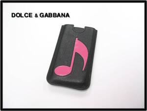 【DOLCE&GABBANA ドルチェ＆ガッバーナ ♪レザーiPhoneケース】