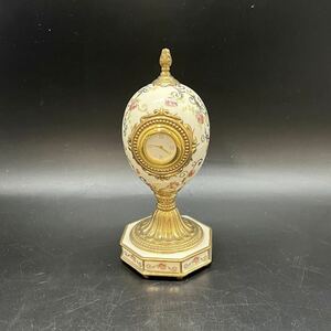 RoseEggClock ローズエッグクロック　HOUSE OF FABERGE お宝かも 不動　ヴィンテージ　アンティーク　16677 U60