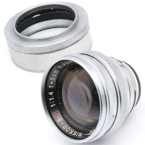 NIKKOR-S・C 5cm F1.4 Nikon ニッコール Ｓ・Ｃ フード フィルター ニコン S 用 日本光学 Nippon Kogaku NIKKOR S C 5/1.4 50 14 Ｓ ２ 2