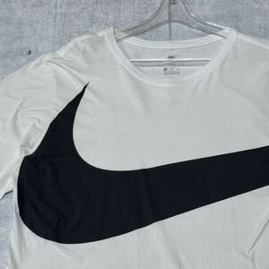 THE NIKE TEE ビッグロゴ スウッシュ 長袖Ｔシャツ ザナイキティー　　スウォッシュ 染み込みプリント ナイキジャパン正規品 YT198