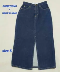 ＊SOMETHING × Spick & Span デニムスカート S