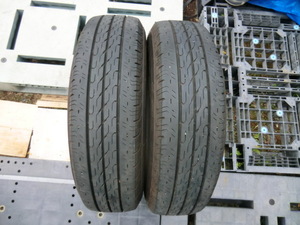 195/80R15 107/105L LT BRIDGESTONE ECOPIA R680 バリ山 2本組 管理YN19R66-S5028