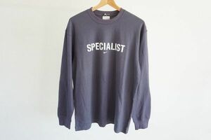 【即決】NIKE ナイキ メンズ 長袖トップス タグ付き スペシャリスト プリント コットン グレー系 サイズ:XL 【833216】