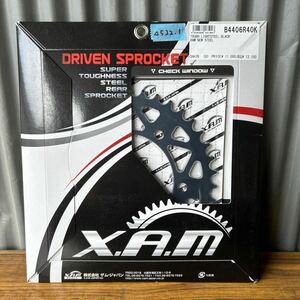 ニンジャ250 2018 GPX400R XAM製　タフライトスティール　リアスプロケット　新品　520-40T(△５２２．１)