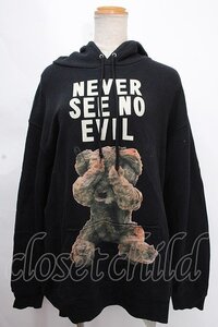 MILKBOY / NEVER SEE NO EVIL HOODIE 黒 Y-24-12-05-088-MB-TO-AS-ZY