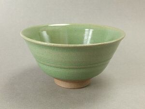 美濃焼！ 中島康之 ☆高麗青磁茶碗☆ M197-1 新品 茶道具 ギフト