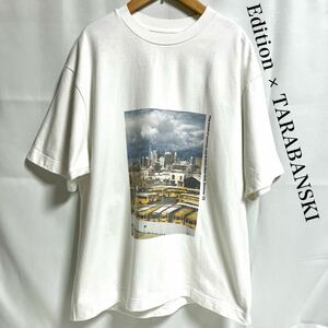 TOMORROWLAND トゥモローランド Edition × Tarabanski タラバンスキー LIMITED Photograph フォト Tシャツ 日本製 23SS L ホワイト　白