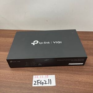 「2FG211」不良TP-Link VIGI 4チャンネル ネットワーク ビデオ レコーダー 監視システム VIGI NVR1004H-4P ハードディスク無し（241112）