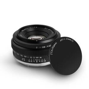 【中古】TTArtisan 25mm F2 レンズ マニュアルレンズ APS-C Nikon Zマウントカメラ Z50 ZFC Z30 に対応【2年