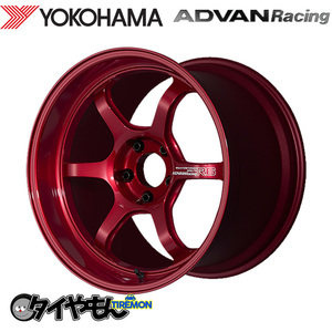 鍛造 ヨコハマ アドバンレーシング R6 18インチ 5H114.3 9.5J +29 4本セット ホイール RCR 軽量 ADVAN Racing