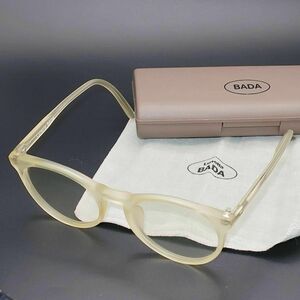 正規品 ルネッタバダ Lunetta BADA だて眼鏡 Fashion Glasses ハードケース Hard Case クロス Cloth レトロ Vintage Authentic Mint