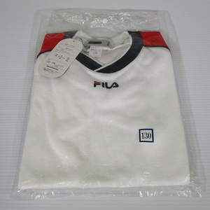 【問屋在庫品 ギャレックス FILA キッズ半袖Tシャツ ホワイト×レッド130cm】未開封 子供スポーツウェア 体操服 GF1201 カネボウ #0218-030