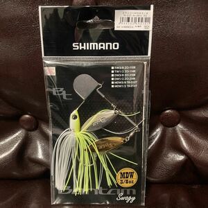 MDW3/8オンス バンタム スウェジー 新品 チャートホワイト シマノ バス BASS スピナーベイト SHIMANO