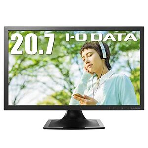 【中古】I-O DATA モニター 20.7型 FHD 1080p テレワーク向け 非光沢 HDMI×1 アナログRGB×1 スピーカー付 3年保証