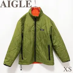 AIGLE　ブルゾンジャンパー　中綿　XSサイズ　モスグリーン