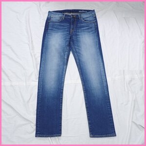 ★未使用 JAPAN BLUE JEANS/ジャパンブルージーンズ Melrose デニムパンツ S/メンズM相当/インディゴ/コットン/ストレッチ&1645600058