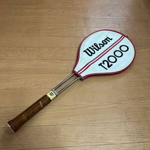 Wilson ウィルソン T2000 ヴィンテージ メタルラケット　カバー付き