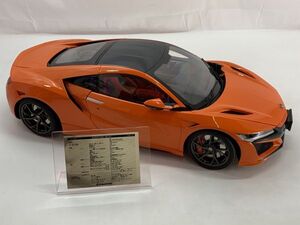 ★【同梱不可】ジャンク品 デアゴスティーニ HONDA ホンダ NSX 1/8スケール ミニカー