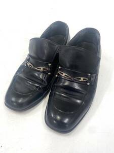 Christian Dior MONSIEUR クリスチャンディオール レザー ローファー パンプス 靴 革靴 黒 ブラック レディース サイズ 36 mt042603