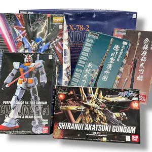 250115-881-484 TY200 プラモデル BANDAI バンダイ ガンプラ 6点まとめ 模造刀 未組立