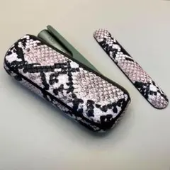 022 iqos イルマ アイコス 用 ケース ドアカバー セット ヘビ ピンク