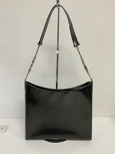 営AD880-80◆ Salvatore Ferragamo サルヴァトーレフェラガモ BK-21 0246 エナメル 肩掛け ワンショルダーバッグ