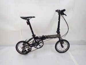 DAHON ダホン K3 折り畳み自転車 グレー/ブラック 14インチ 説明書付 配送/来店引取可 ∴ 70864-1