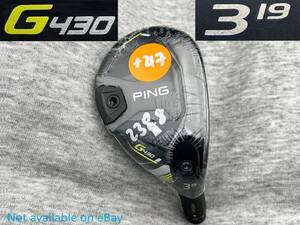 CT247 ツアー支給品 WRX PROTO 2022 PING G430 HYBRID #3 19°(リアル 19.0°) スペックシート付き TOUR ISSUE