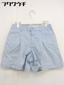 ◇ ASHWORTH アシュワース キュロット ショート パンツ サイズM ホワイトブルー レディース