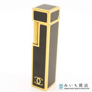 質屋 Cartier カルティエ ガスライター ブラック ゴールドカラー 18kGP 刻印有 喫煙具 着火未確認 27k600-20 みいち質店